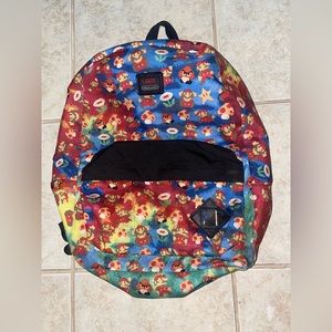 VANS  NINTENDO Collaboration Super Mario Bros Backpack Old Skool 8-Bit.